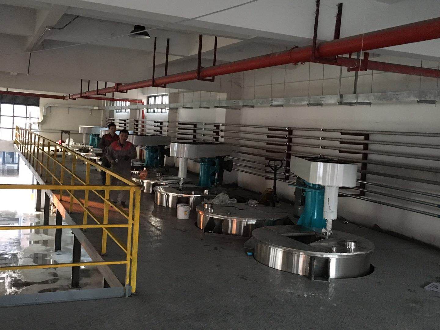 廣東中山印刷油墨客戶訂購75kw平臺(tái)式分散機(jī)現(xiàn)場(chǎng)